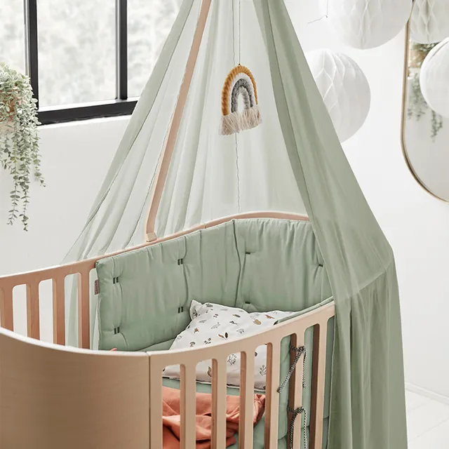 leander-classic-bettnestchen-nestchen-f-r-babybett-bio-baumwolle image 1