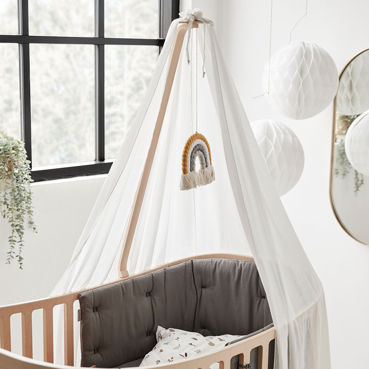 leander-classic-bettnestchen-nestchen-f-r-babybett-bio-baumwolle image 7