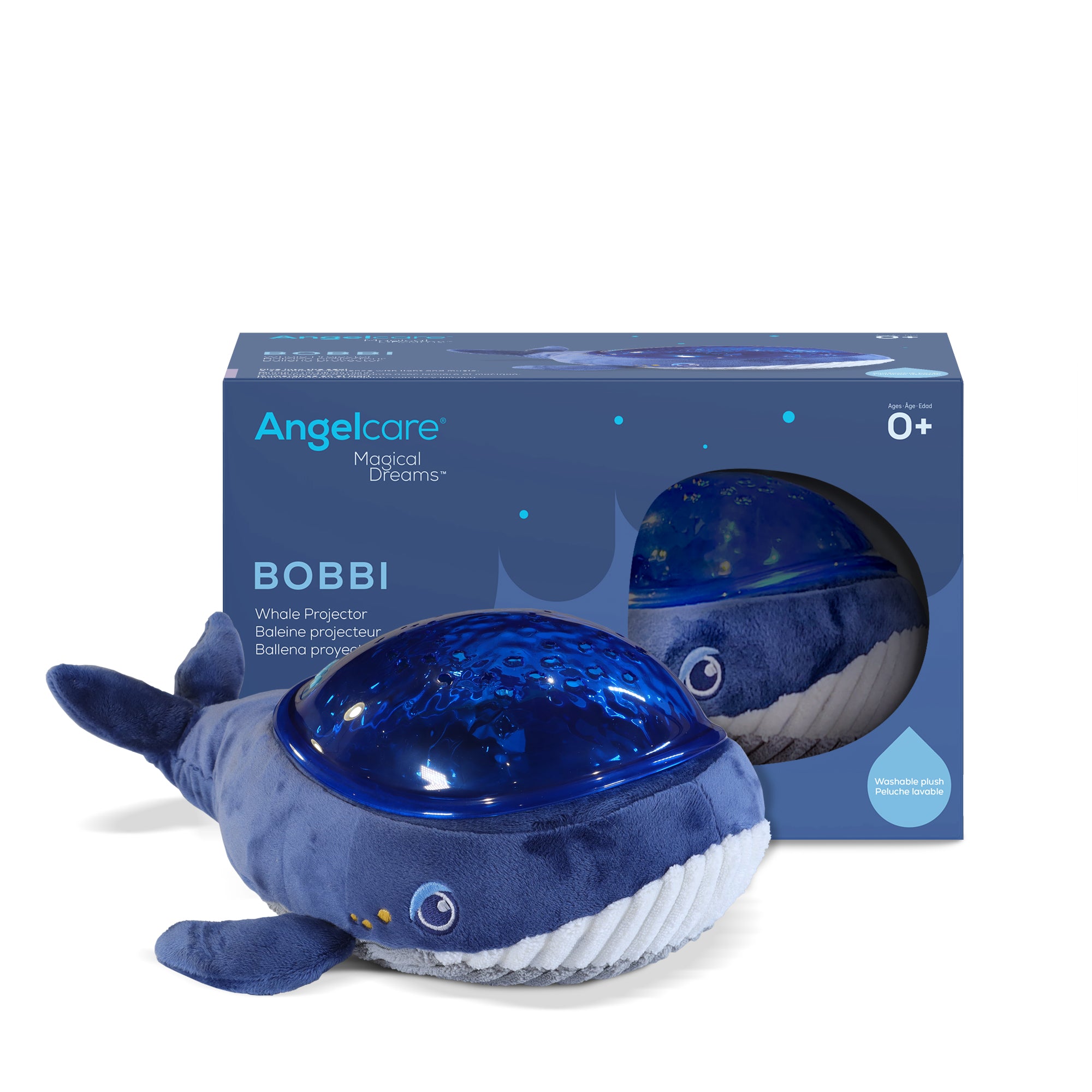 angelcare-bobbi-whale-projektor-meereslicht-mit-wellen-und-fischprojektion image 1