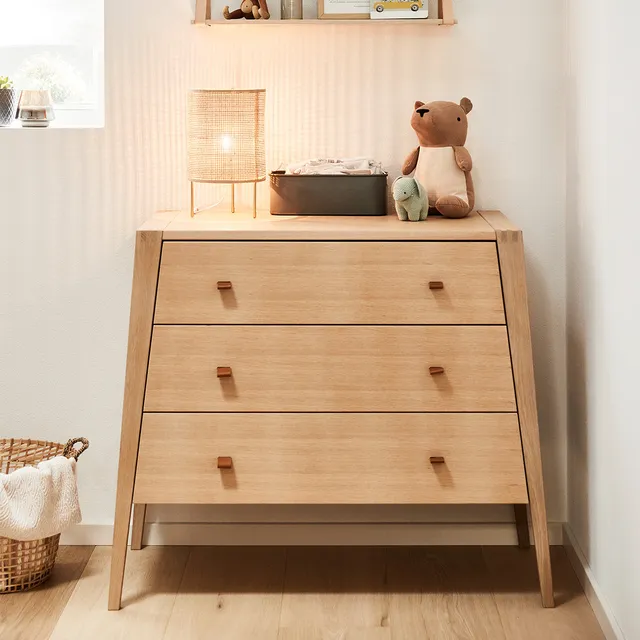 leander-linea-kommode-mit-drei-schubladen image 1