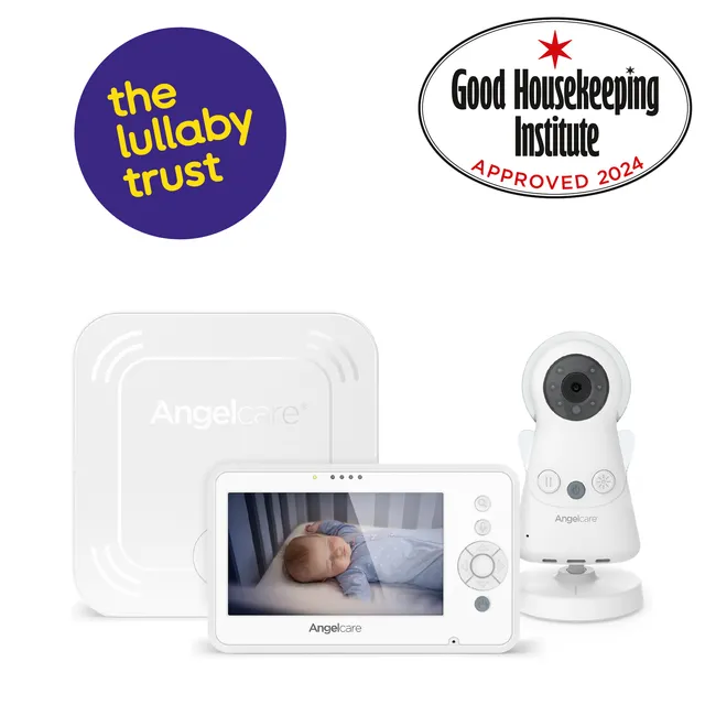 angelcare-ac25-baby-berwachung-mit-video-audio-und-bewegungs-berwachung-4-3-zoll image 1