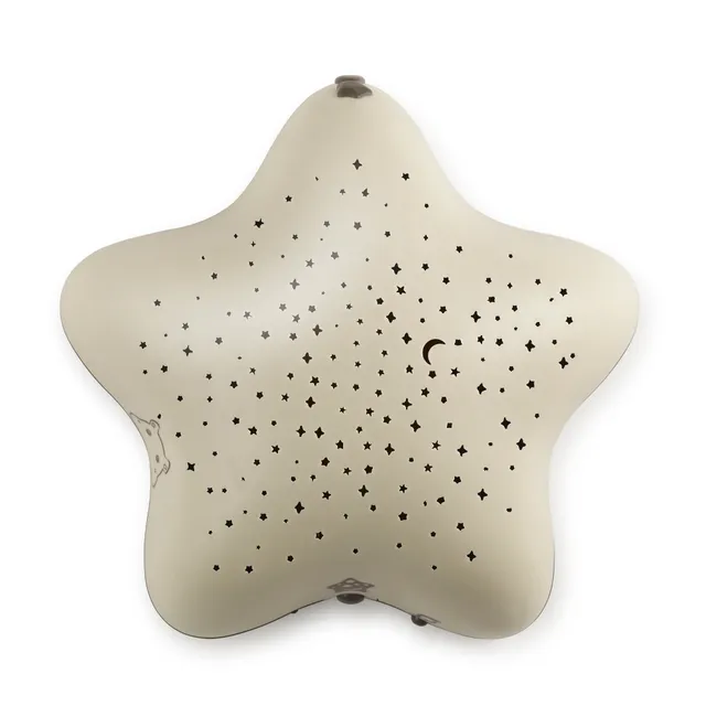 angelcare-beige-star-night-light-musical-stars-nachtlicht-mit-sternenhimmel image 1