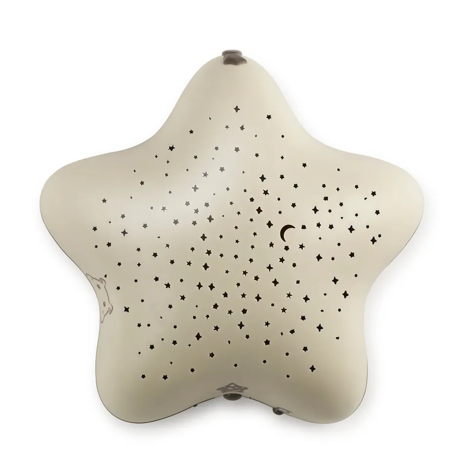 angelcare-beige-star-night-light-musical-stars-nachtlicht-mit-sternenhimmel image 1