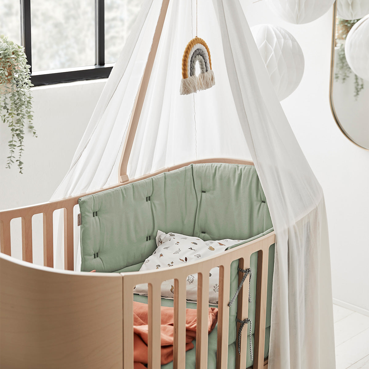 leander-classic-bettnestchen-nestchen-f-r-babybett-bio-baumwolle image 3