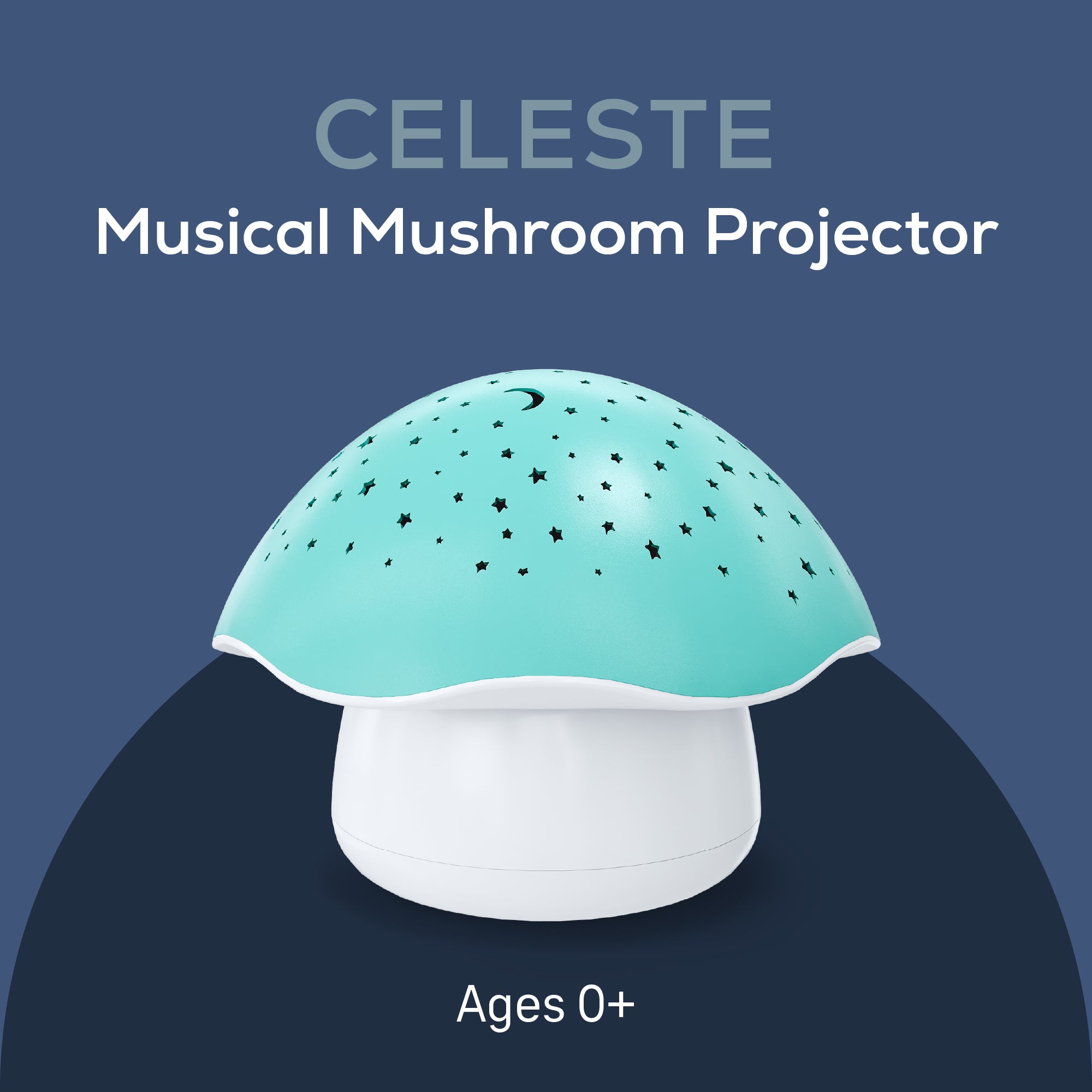 angelcare-celeste-musical-mushroom-projektor-mit-sound image 2